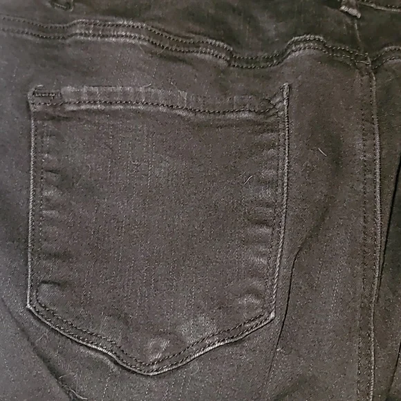 KanCan Black Jeans with Distressing - Picture 13 of 13